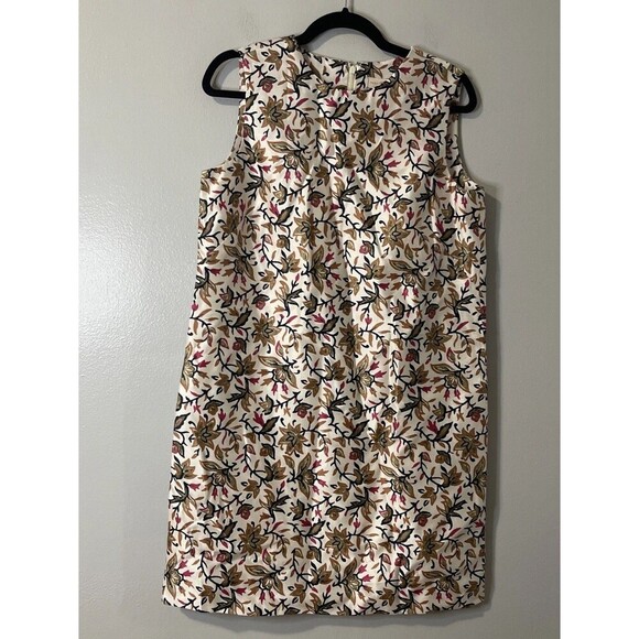 TORY BURCH Esmeralda Floral Vine Dress Size 8 Multicolor NEW Designer Silk - Picture 2 of 12